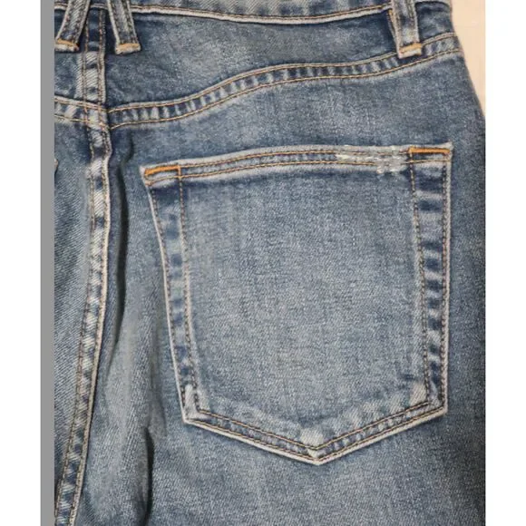 SLVRLAKE high rise straight leg worn in jeans sz 27 - Picture 8 of 9